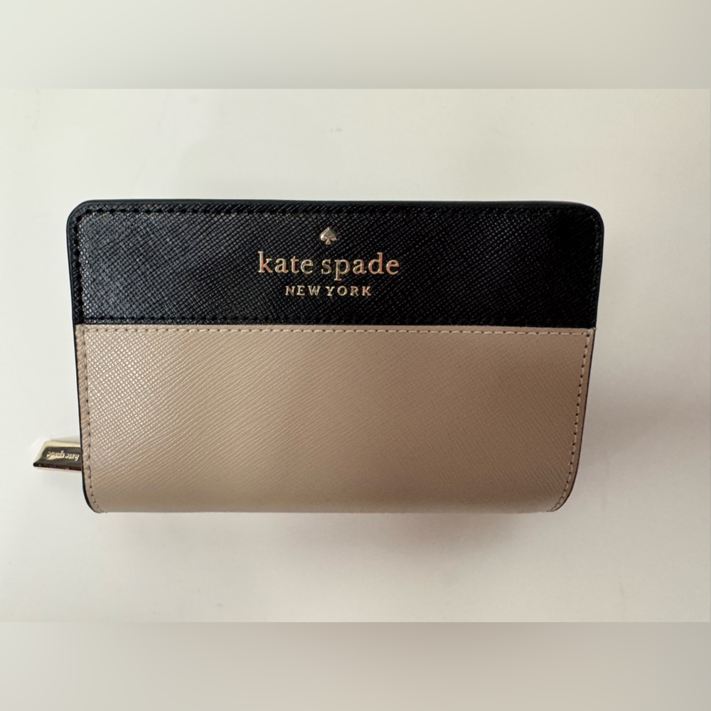 Kate Spade Black and Tan Wallet